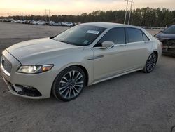 Lincoln Continental salvage cars for sale: 2018 Lincoln Continental Select