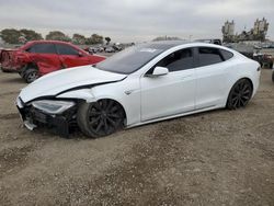 Salvage cars for sale at San Diego, CA auction: 2016 Tesla Model S