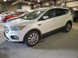 Salvage cars for sale from Copart Eldridge, IA: 2017 Ford Escape Titanium