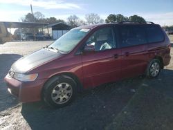 Honda Odyssey ex salvage cars for sale: 2002 Honda Odyssey EX