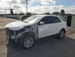 Salvage cars for sale at Miami, FL auction: 2018 Chevrolet Equinox LT