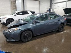 Salvage cars for sale from Copart Ham Lake, MN: 2014 Toyota Corolla ECO