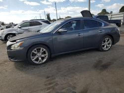 Salvage cars for sale from Copart Miami, FL: 2012 Nissan Maxima S