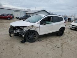 Salvage cars for sale from Copart Pekin, IL: 2017 Ford Escape Titanium