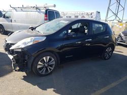 Salvage cars for sale at Hayward, CA auction: 2015 Nissan Leaf S