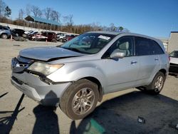 Salvage cars for sale at Spartanburg, SC auction: 2008 Acura MDX