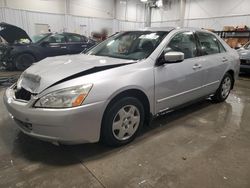 Salvage cars for sale from Copart Cleveland: 2005 Honda Accord LX