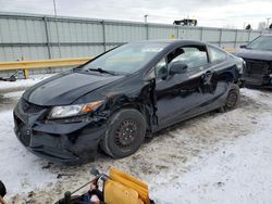 Salvage cars for sale at Dyer, IN auction: 2012 Honda Civic LX