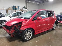 Salvage cars for sale at Elgin, IL auction: 2007 Honda FIT S