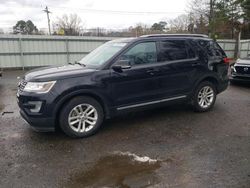 Salvage cars for sale at Shreveport, LA auction: 2017 Ford Explorer XLT