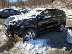 Salvage cars for sale at Marlboro, NY auction: 2018 KIA Sportage LX