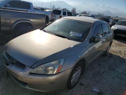 Carros salvage a la venta en subasta: 2003 Honda Accord LX