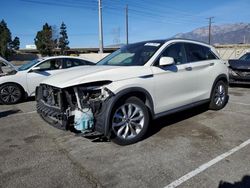 Salvage cars for sale at Rancho Cucamonga, CA auction: 2019 Infiniti QX50 Essential