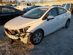 Salvage cars for sale at Walton, KY auction: 2017 Chevrolet Cruze LS