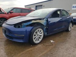 Salvage cars for sale at Elgin, IL auction: 2022 Tesla Model 3