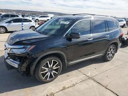 Salvage cars for sale at Grand Prairie, TX auction: 2022 Honda Pilot Touring