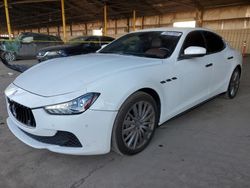 Maserati salvage cars for sale: 2017 Maserati Ghibli