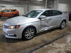 Chevrolet salvage cars for sale: 2018 Chevrolet Impala LT