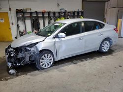 Salvage cars for sale at Candia, NH auction: 2018 Nissan Sentra S