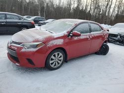 Toyota salvage cars for sale: 2015 Toyota Corolla L