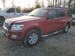 Salvage cars for sale from Copart Waldorf, MD: 2010 Ford Explorer XLT