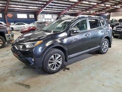 Toyota salvage cars for sale: 2018 Toyota Rav4 HV LE