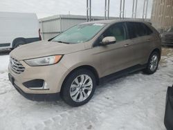 Salvage cars for sale from Copart Kansas City, KS: 2021 Ford Edge Titanium