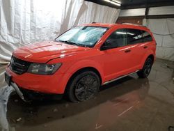 Salvage cars for sale at Ebensburg, PA auction: 2018 Dodge Journey Crossroad