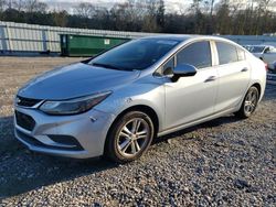 Salvage cars for sale at Augusta, GA auction: 2017 Chevrolet Cruze LT