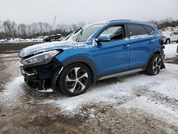 Salvage cars for sale at New Britain, CT auction: 2018 Hyundai Tucson Value