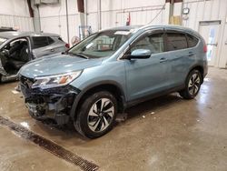 Salvage cars for sale at Franklin, WI auction: 2016 Honda CR-V Touring