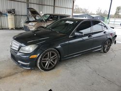 Salvage cars for sale at Cartersville, GA auction: 2013 Mercedes-Benz C 300 4matic