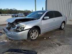 Honda Accord salvage cars for sale: 2004 Honda Accord EX