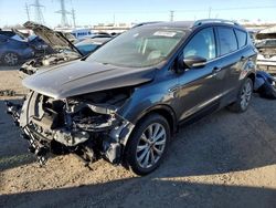 Salvage cars for sale at Elgin, IL auction: 2017 Ford Escape Titanium