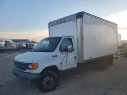 Salvage trucks for sale at Elgin, IL auction: 2003 Ford Econoline E350 Super Duty Cutaway Van