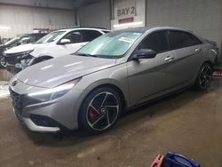 Salvage cars for sale at Elgin, IL auction: 2023 Hyundai Elantra N Line