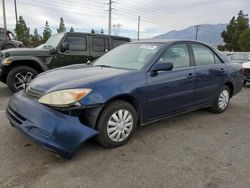 Salvage cars for sale at Rancho Cucamonga, CA auction: 2002 Toyota Camry LE