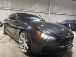 Maserati salvage cars for sale: 2014 Maserati Ghibli S