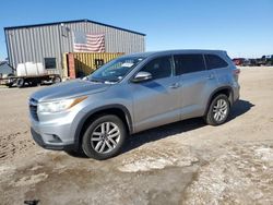 Toyota salvage cars for sale: 2016 Toyota Highlander LE