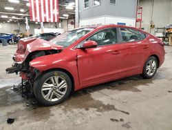 2019 Hyundai Elantra SEL en venta en Blaine, MN