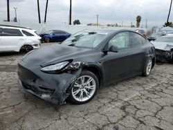 Tesla Model y salvage cars for sale: 2021 Tesla Model Y