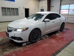 Salvage cars for sale at Angola, NY auction: 2015 Acura TLX Tech