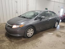 Honda salvage cars for sale: 2012 Honda Civic LX