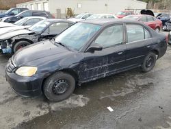 Honda salvage cars for sale: 2002 Honda Civic LX