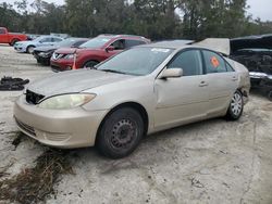 Toyota salvage cars for sale: 2005 Toyota Camry LE