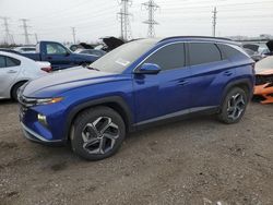 Salvage cars for sale at Elgin, IL auction: 2022 Hyundai Tucson SEL