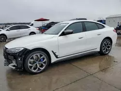 Salvage cars for sale at Grand Prairie, TX auction: 2022 BMW I4 M50