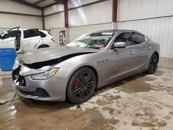 Salvage cars for sale at Pennsburg, PA auction: 2015 Maserati Ghibli