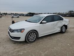 Salvage cars for sale from Copart Houston, TX: 2014 Volkswagen Passat S