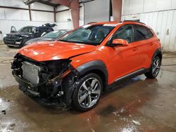 Salvage cars for sale at Lansing, MI auction: 2019 Hyundai Kona Limited